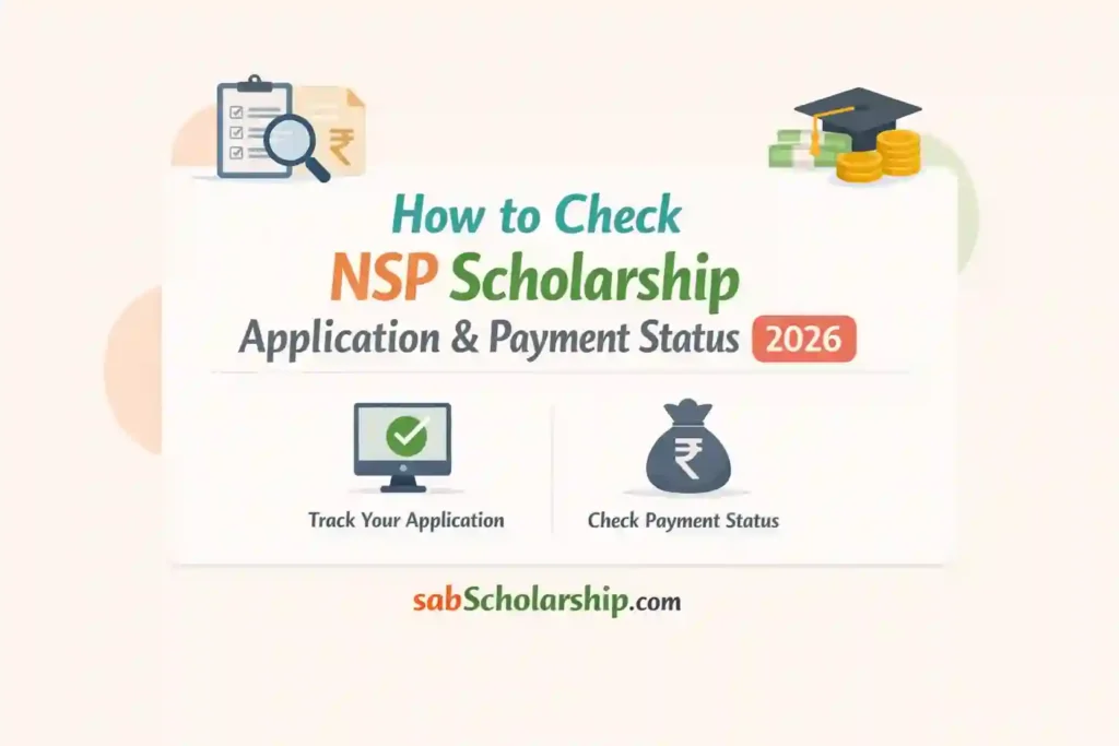 How to Check NSP Scholarship Application & Payment Status 2026?