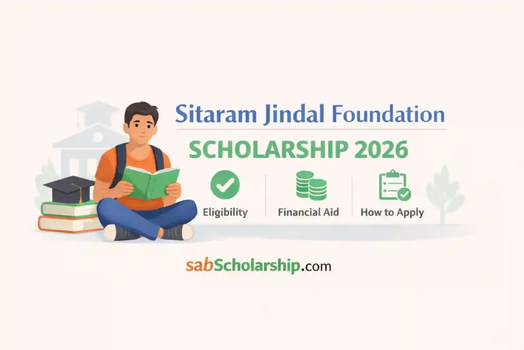 Sitaram Jindal Scholarship 2026 for Class 11 to PG Students | Full Details & How to Apply