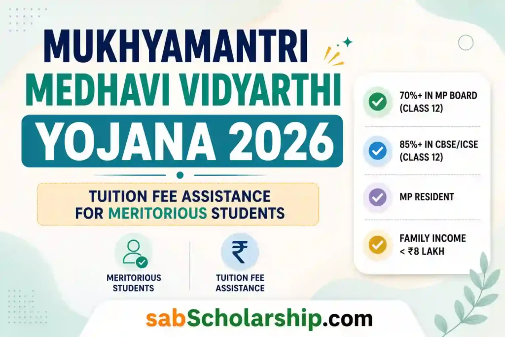 MMVY Scholarship 2026-27: Eligibility, Benefits, Apply Online