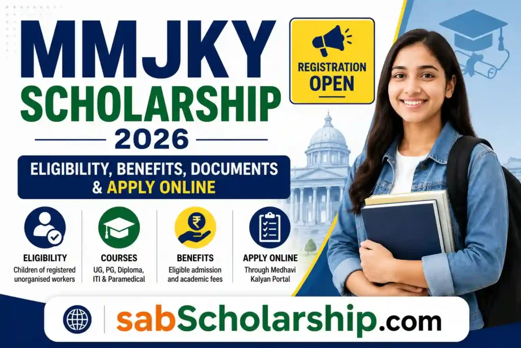 MMJKY Scholarship 2026: Eligibility, Last Date, Benefits and Apply Online
