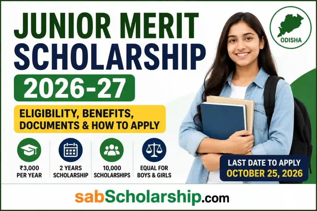 Junior Merit Scholarship 2026-27: Eligibility, Benefits, Documents