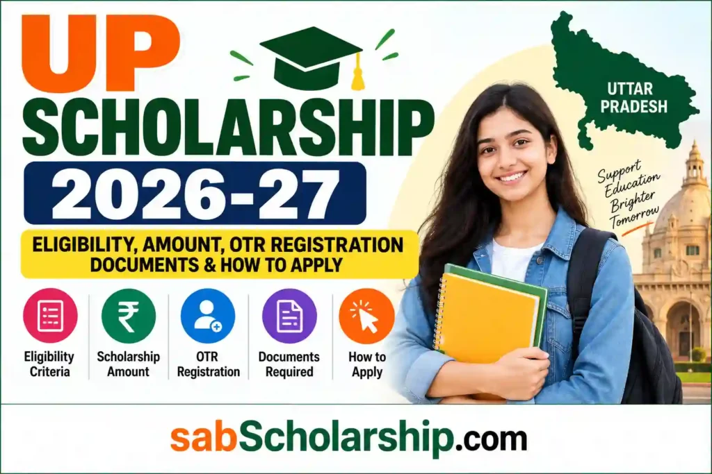 UP Scholarship 2026-27: Eligibility, Benefits, OTR Registration and Application Process